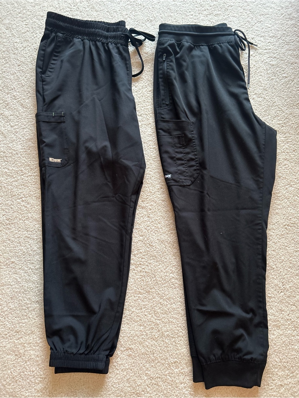 Grey’s Anatomy Barco Evolve Stretch & Spandex Stretch Black Scrub Pants XL EUC